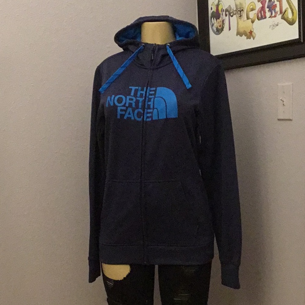 The north face zip up hoodie
